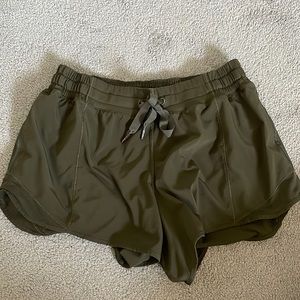 Green Lululemon Shorts